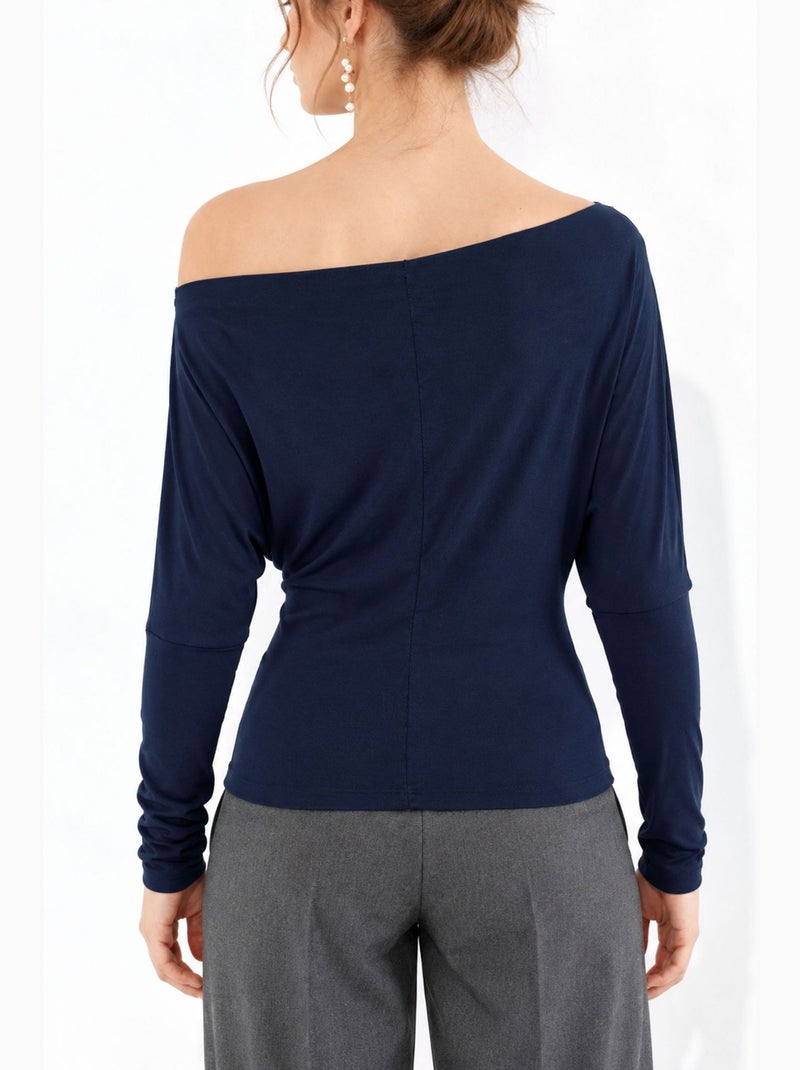 Blusa de mujer busem Azul marino - Kiabi