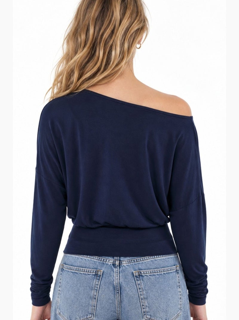 Blusa de mujer busem Azul marino - Kiabi