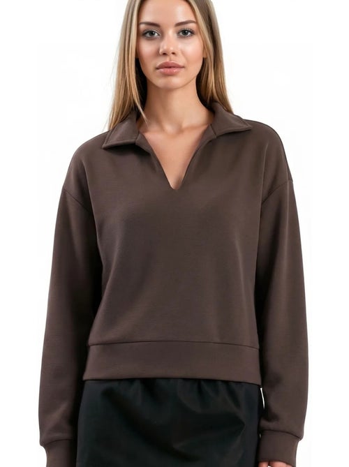 Blusa de mujer de mezcla de modal busem - Kiabi Blusa de mujer de mezcla de modal busem - Kiabi