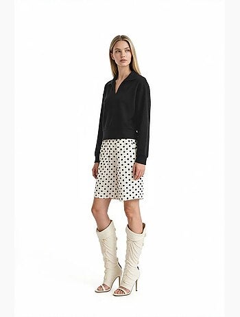 Blusa de mujer de mezcla de modal busem