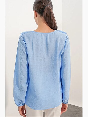Blusa de mujer de mezcla de viscosa bdart