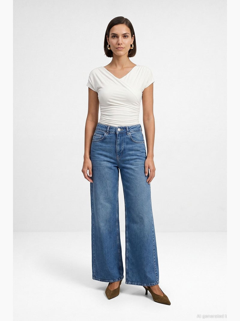 Blusa de mujer dilvin Crudo - Kiabi