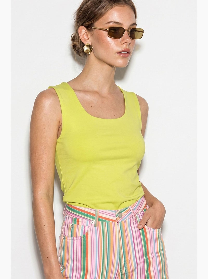 Blusa de mujer lucci Amarillo limón - Kiabi