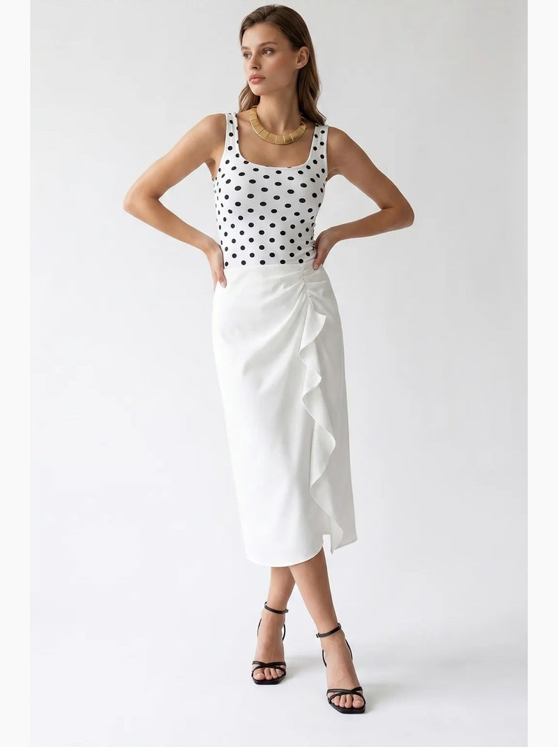 Blusa de mujer mixray Blanco - Kiabi
