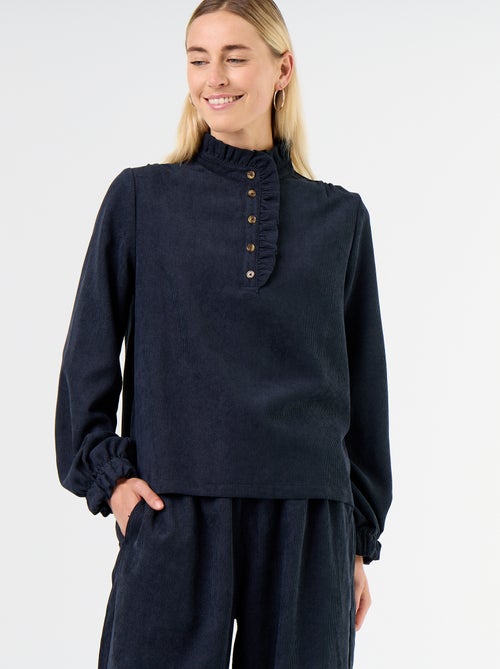Blusa de pana - Kiabi