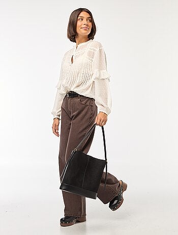 Blusa de plumeti