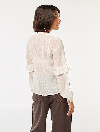 Blusa de plumeti