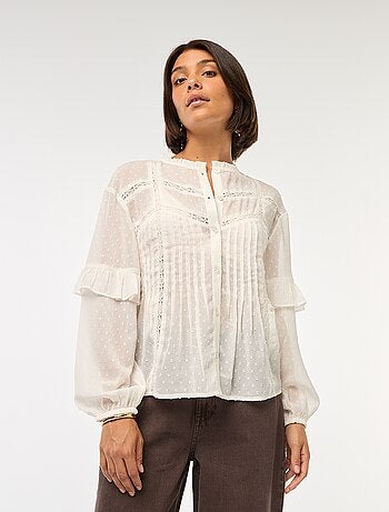 Blusa de plumeti