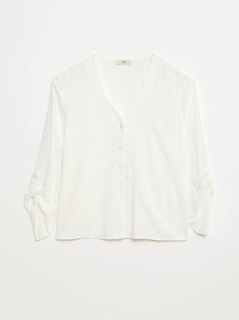Blusa de plumeti 'JDY' Beige - Kiabi