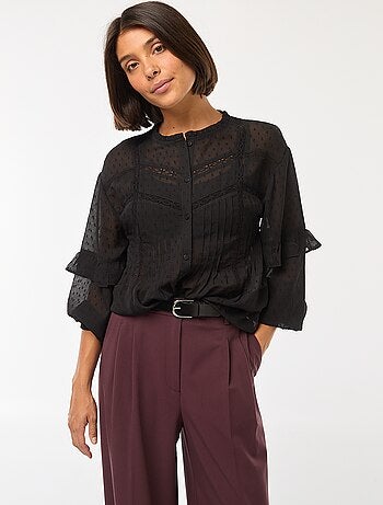 Blusa de plumeti