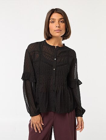Blusa de plumeti