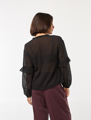 Blusa de plumeti