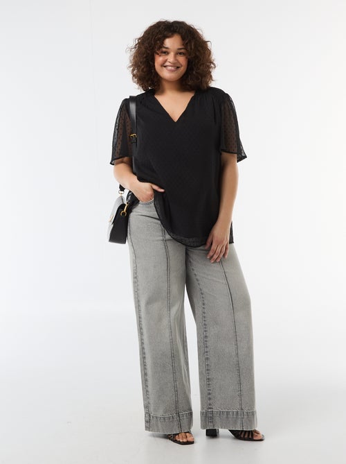 Blusa de plumeti - Kiabi Blusa de plumeti - Kiabi