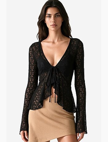 Blusa de poliamida y elastano busem