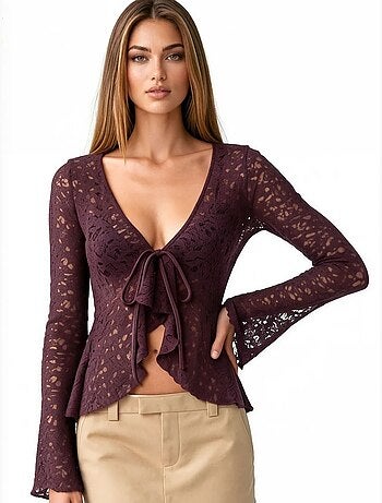 Blusa de poliamida y elastano busem