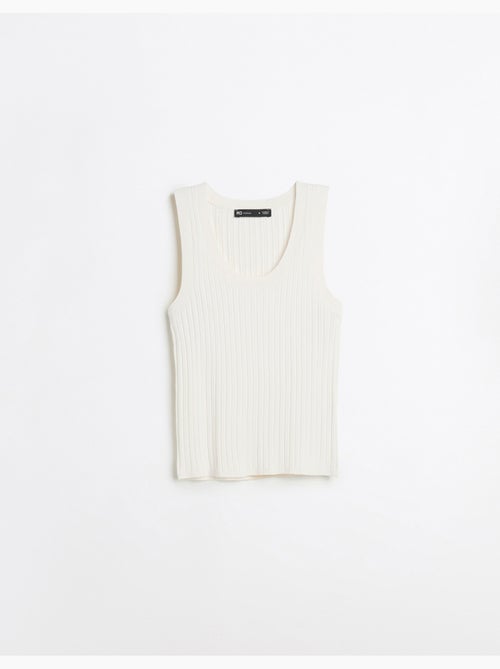 Blusa de punto acanalada, MO Fashion - Kiabi