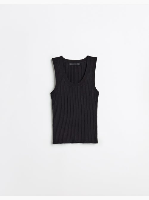 Blusa de punto acanalada, MO Fashion - Kiabi