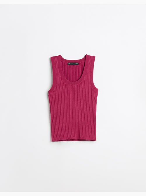 Blusa de punto acanalada, MO Fashion - Kiabi Blusa de punto acanalada, MO Fashion - Kiabi