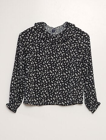 Blusa de punto crepé - colección fácil de poner