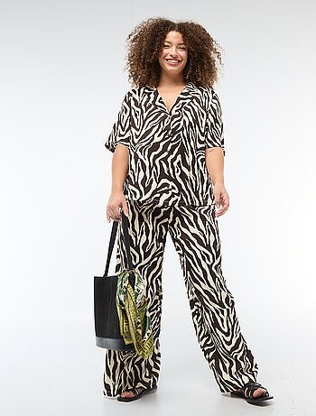 Blusa de punto crepé