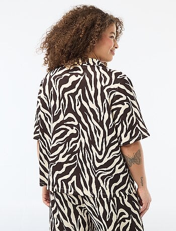 Blusa de punto crepé