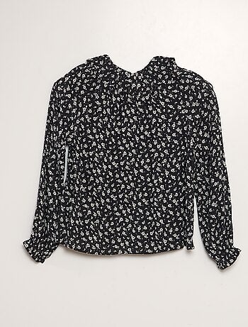 Blusa de punto de crepé - Fácil de Poner