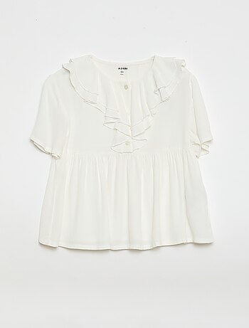 Blusa de punto ligero con estampado