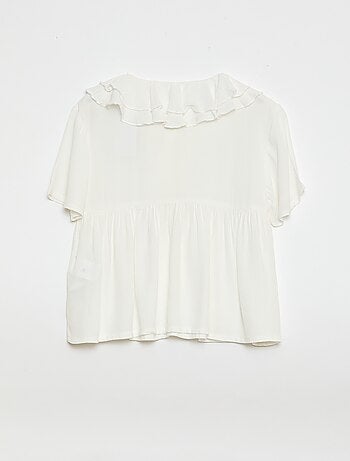 Blusa de punto ligero con estampado