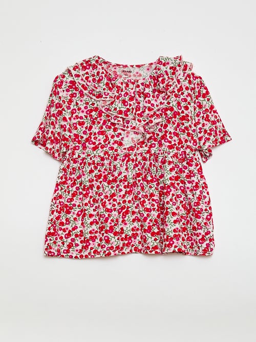 Blusa de punto ligero con estampado - Kiabi