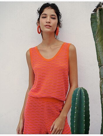 Blusa de punto tejido, MO Fashion