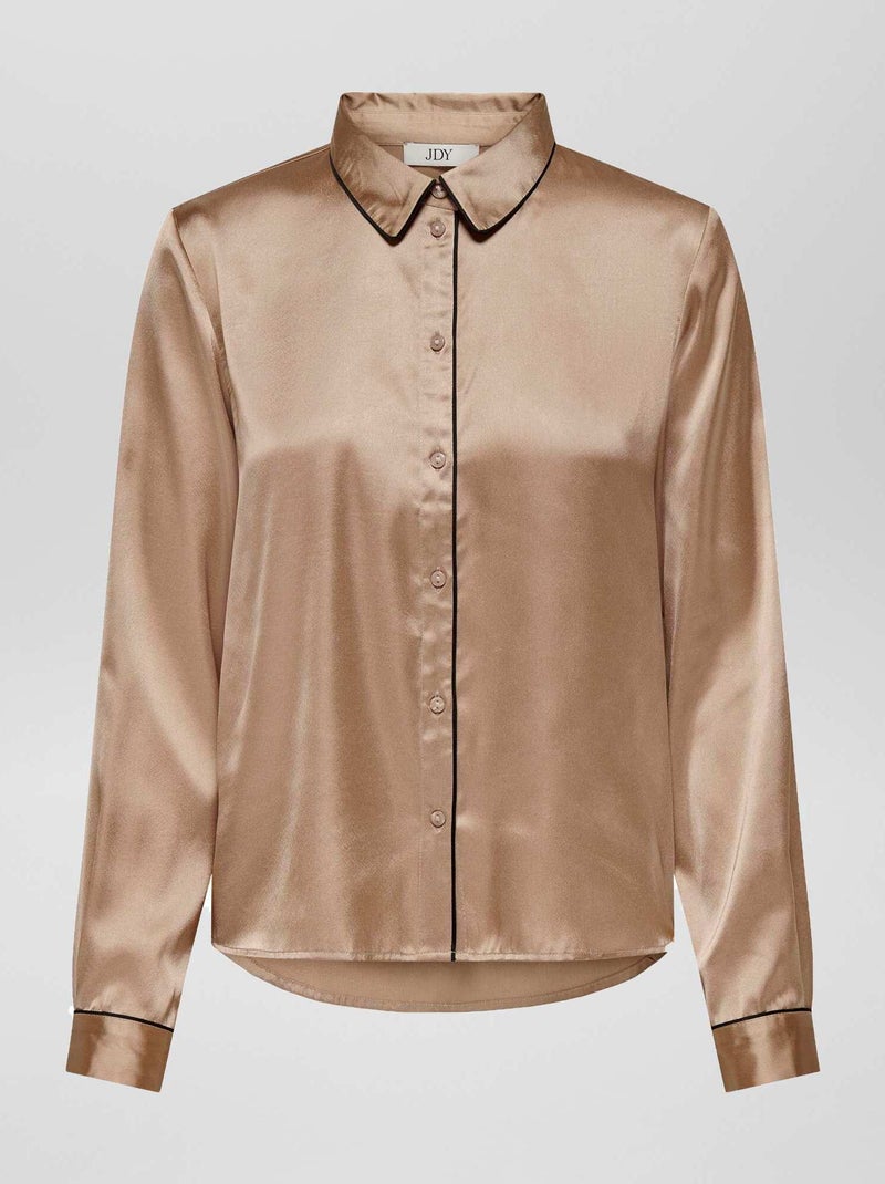 Blusa de raso 'JDY' BEIGE - Kiabi