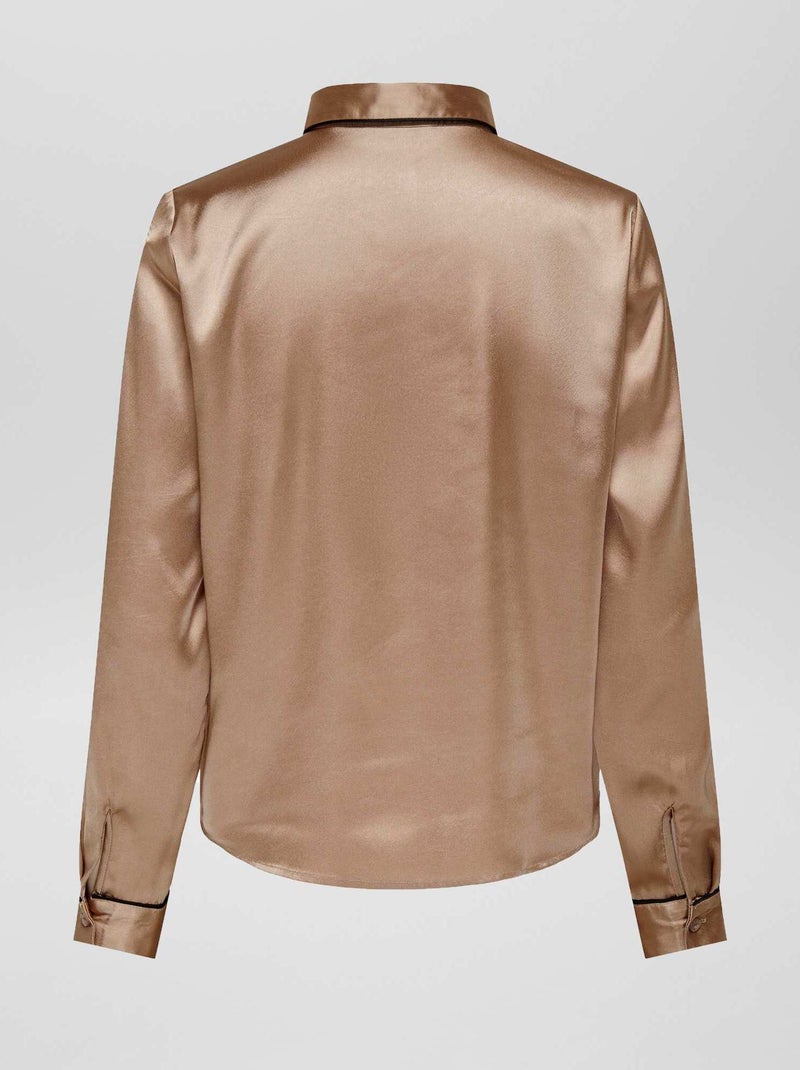 Blusa de raso 'JDY' BEIGE - Kiabi