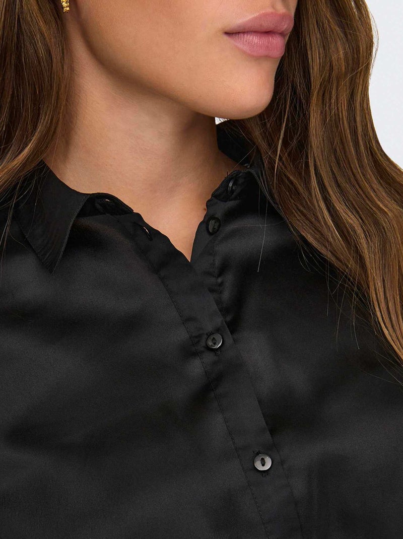 Blusa de raso 'JDY' NEGRO - Kiabi