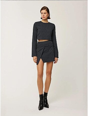 Blusa de rayas con cuello redondo hiccup