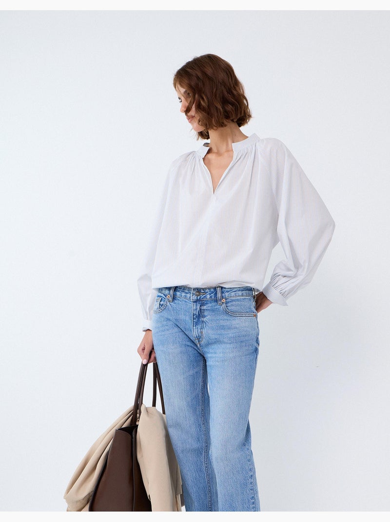 Blusa de rayas, mo fashion Azul - Kiabi