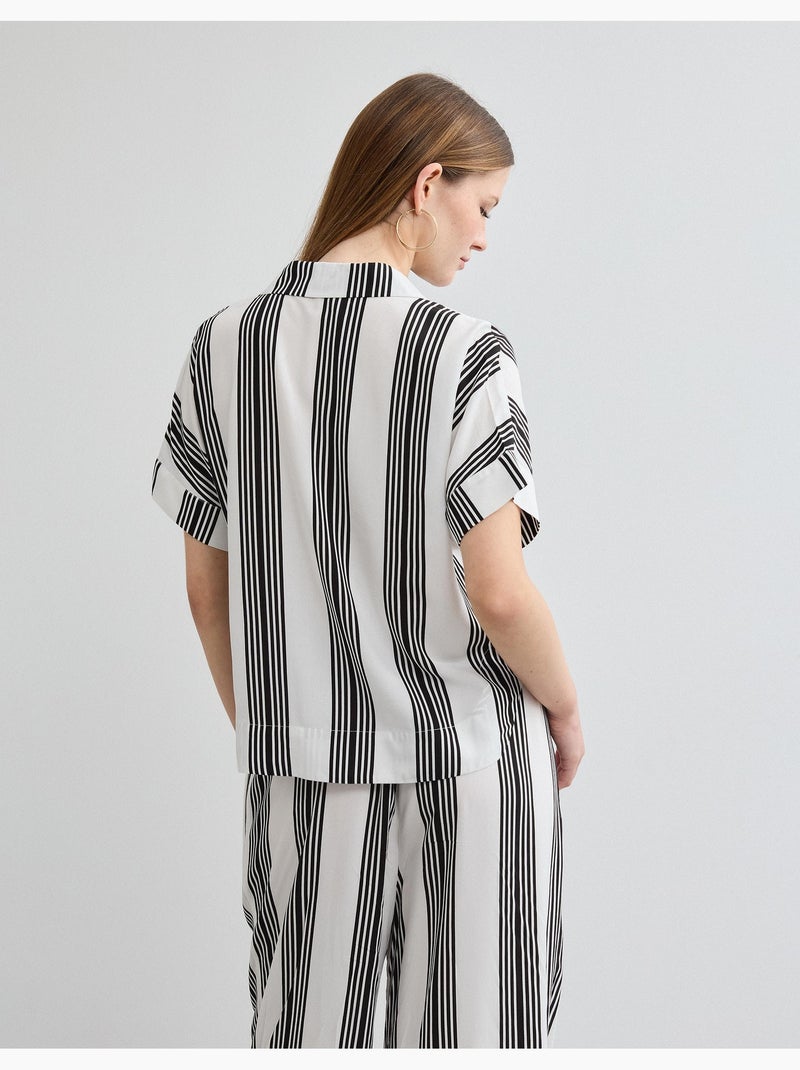 Blusa de rayas, MO Fashion Negro - Kiabi