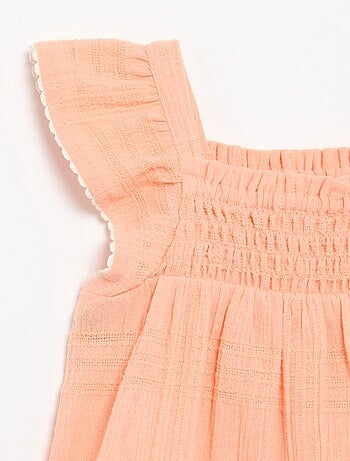 Blusa de tirantes de dobby