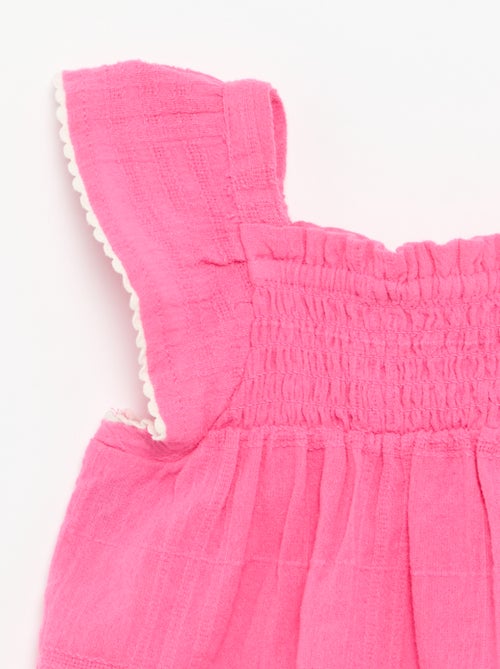 Blusa de tirantes de dobby - Kiabi Blusa de tirantes de dobby - Kiabi