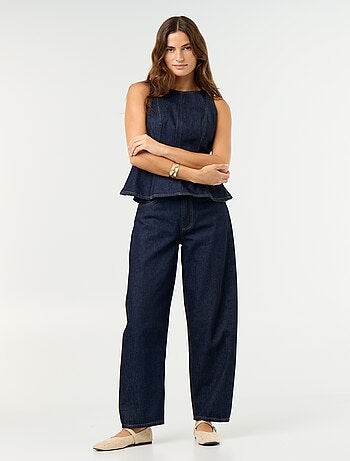 Blusa de vaquero sin mangas
