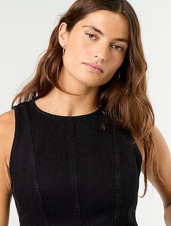 Blusa de vaquero sin mangas