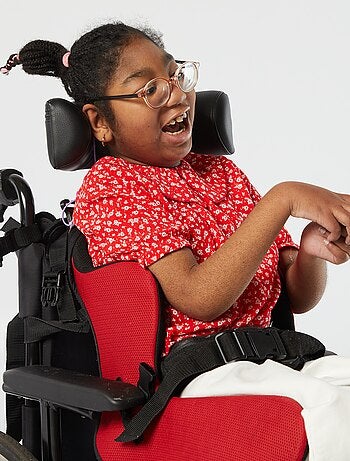 Blusa de viscosa con volante en el cuello - Fácil de Poner