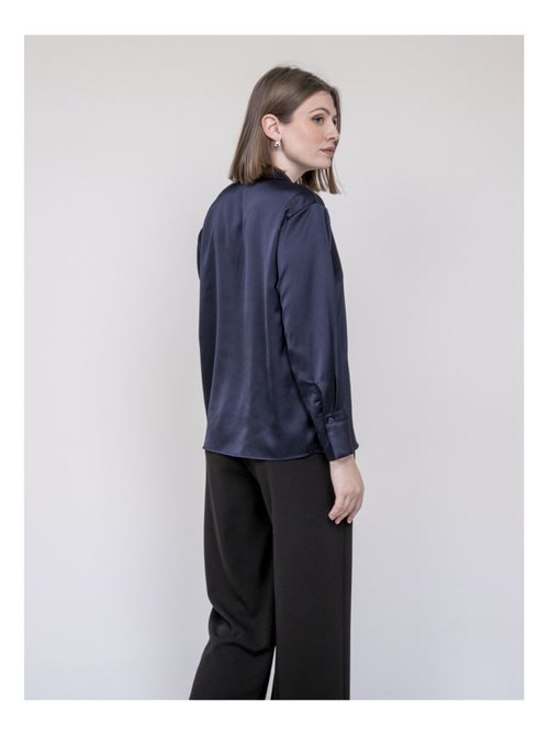 Blusa efecto satinado OMALIA - Kiabi Blusa efecto satinado OMALIA - Kiabi