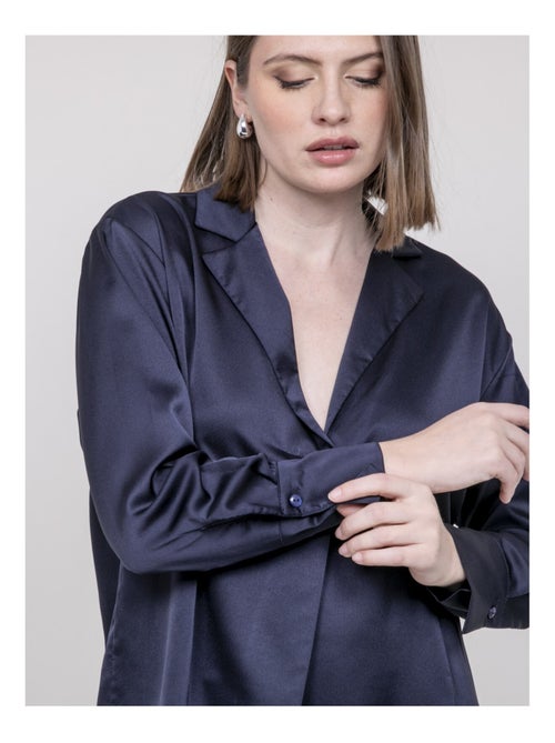 Blusa efecto satinado OMALIA - Kiabi Blusa efecto satinado OMALIA - Kiabi