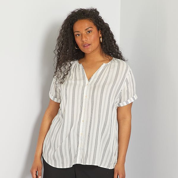 Blusa estampada null - BLANCO - Kiabi - 15,00€