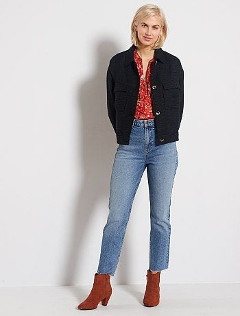 Blusa estampada de gasa - Kiabi