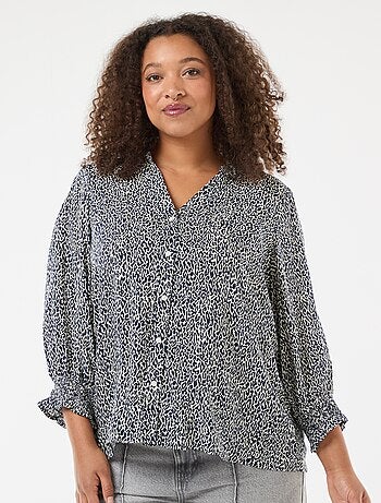 Blusa con estampado de leopardo 'Only Carmakoma'