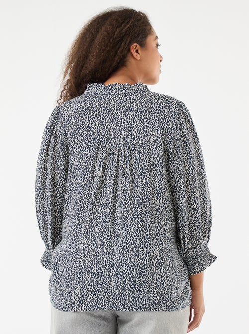 Blusa estampada de leopardo 'Only Carmakoma' - Kiabi