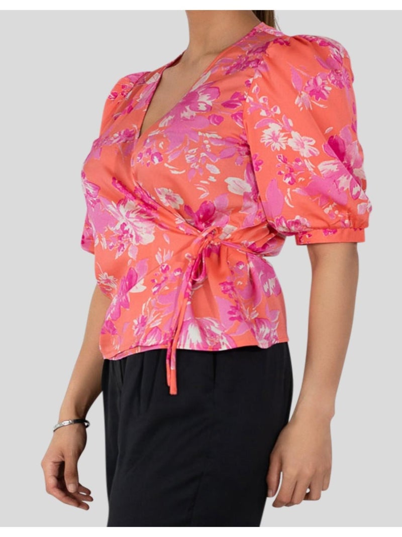 Blusa estampada Kebello Rosa - Kiabi