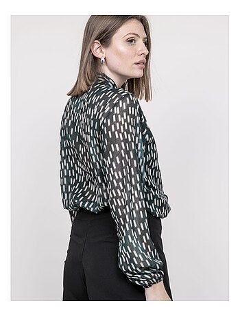 Blusa estampada ODIVINE