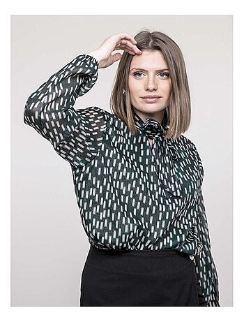 Blusa estampada ODIVINE